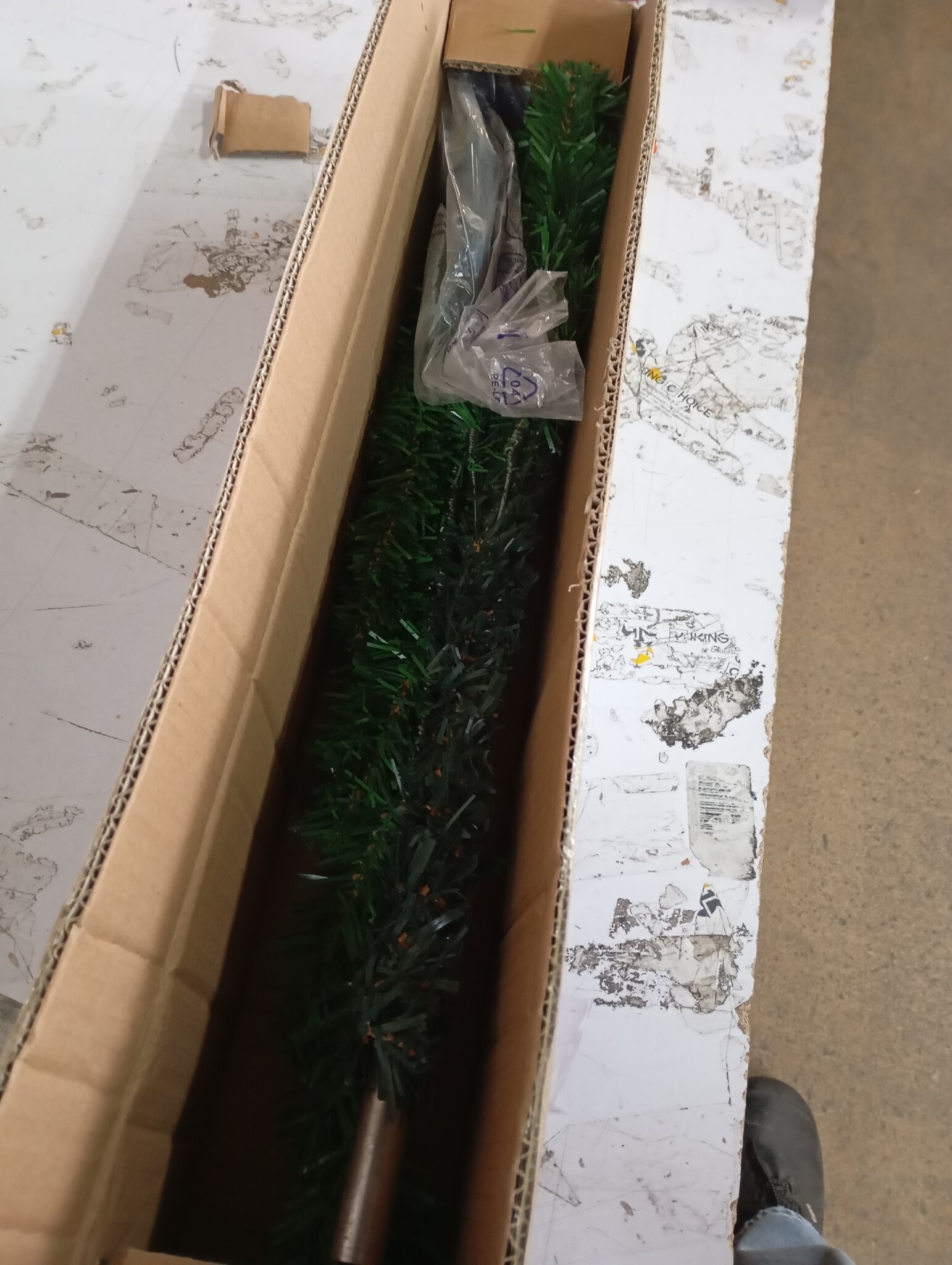 Smalle Halve Kunstkerstboom Groen 120cm (59% Korting!)
