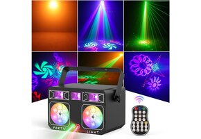 LED Discolamp 5-in-1 met UV, 29% Korting