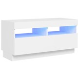 VidaXL TV-meubel Wit met LED (80x35x40 cm) - 81% Korting