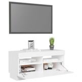 VidaXL TV-meubel Wit met LED (80x35x40 cm) - 81% Korting