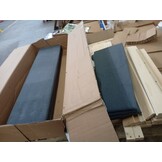 vidaXL Boxspring Bed Donkergrijs 120x200cm - 86% Korting!