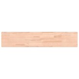 vidaXL Wandschap Massief Beukenhout 100x20x4 cm - 72% Korting!