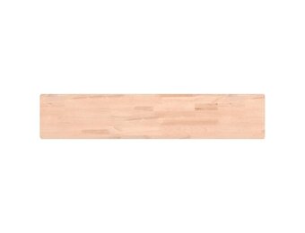 vidaXL Wandschap Massief Beukenhout 100x20x4 cm - 72% Korting!