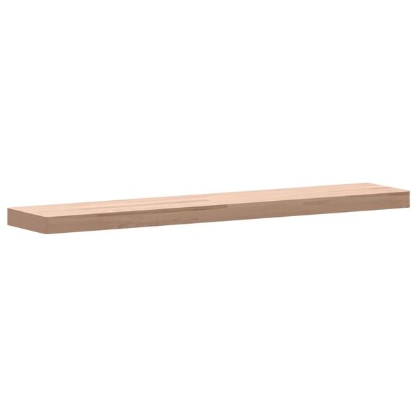 vidaXL Wandschap Massief Beukenhout 100x20x4 cm - 72% Korting!