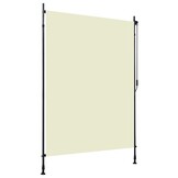 Rolgordijn voor buiten crème 150x270 cm - 72% korting!