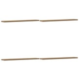 vidaXL Wandschappen 4 st 60x10x1,5 cm Artisanaal Eiken - 47% Korting