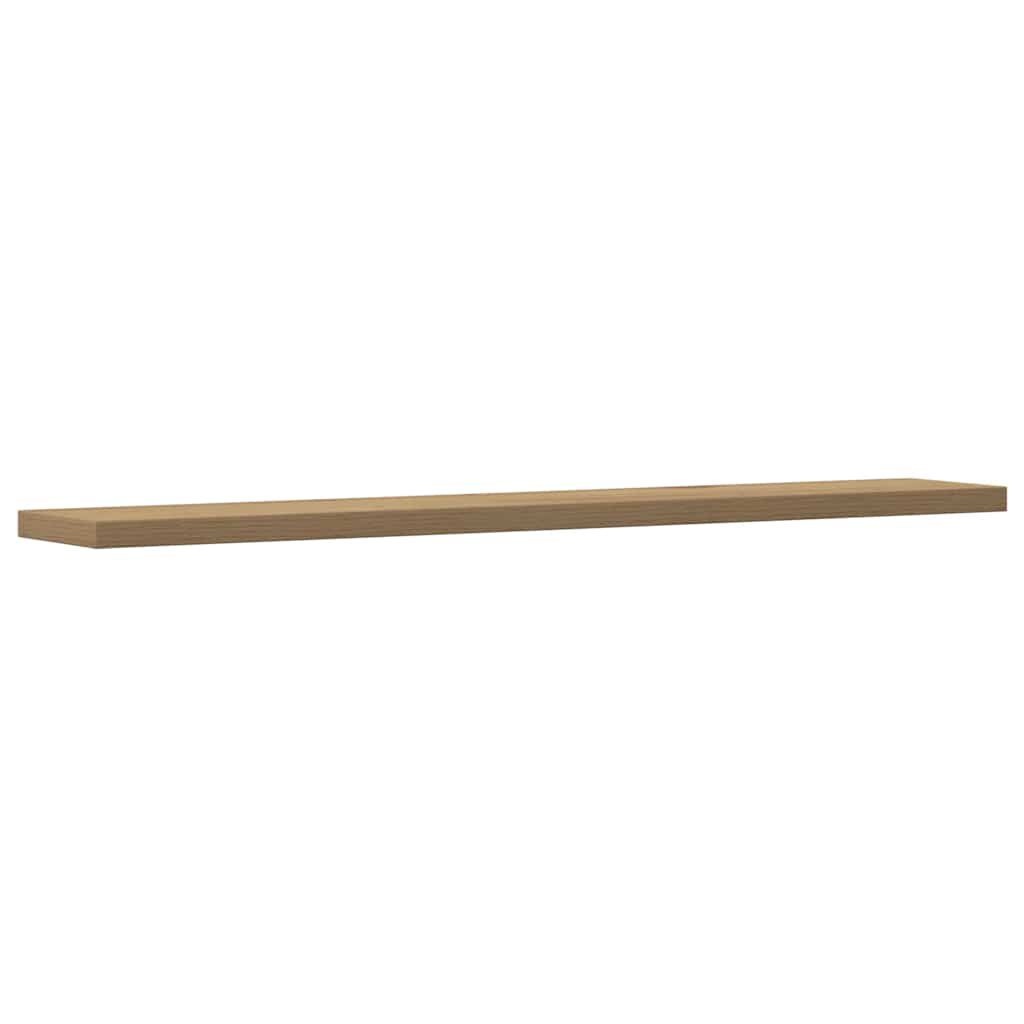 vidaXL Wandschappen 4 st 60x10x1,5 cm Artisanaal Eiken - 47% Korting