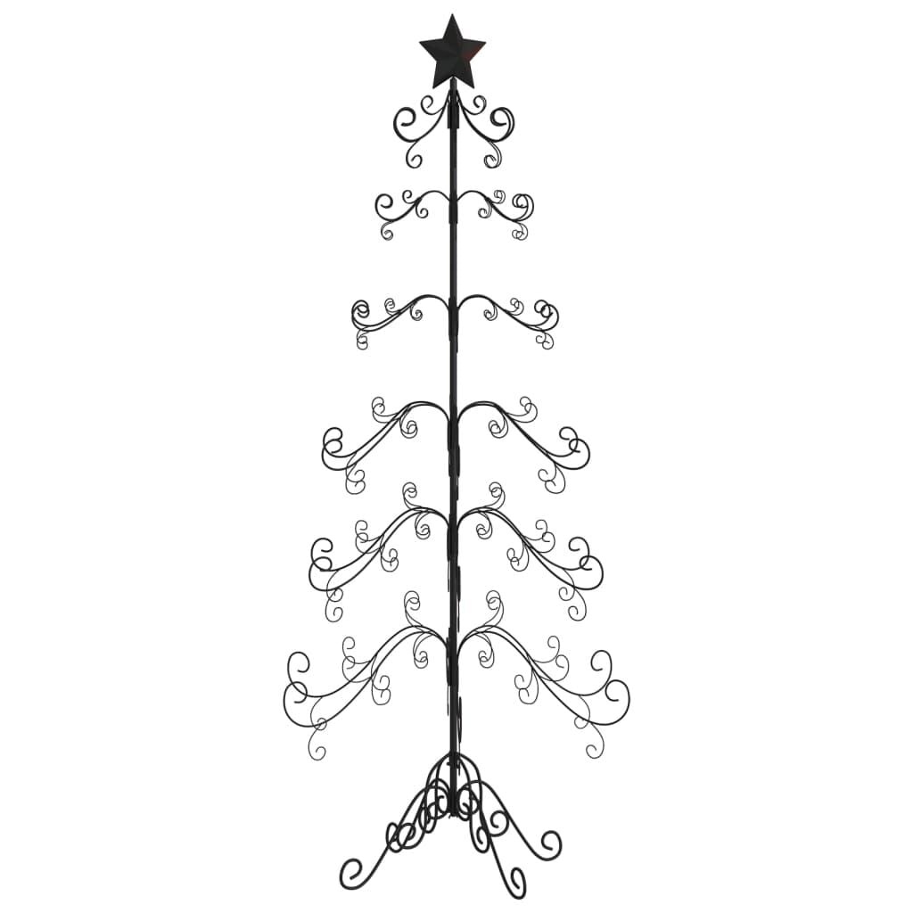 vidaXL Metalen Kerstboom 215cm Zwart - 69% Korting!
