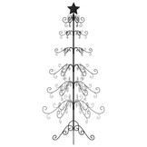 vidaXL Metalen Kerstboom 215cm Zwart - 69% Korting!