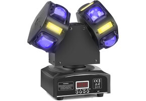 41% Korting: Moving Head Licht met 2 Koppen (RGBW LED)