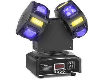 41% Korting: Moving Head Licht met 2 Koppen (RGBW LED)