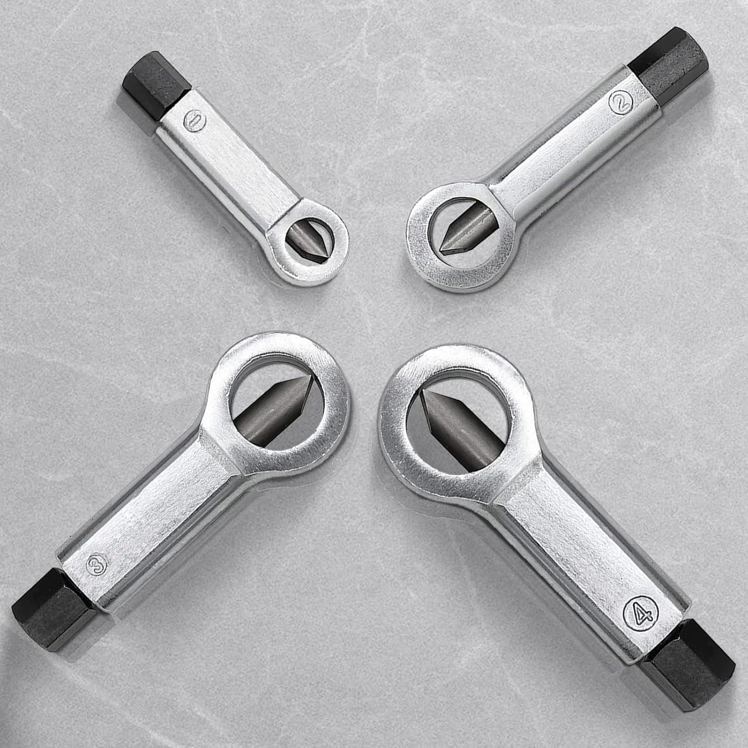 Moerensplijter Set 9-27 mm 4-Delig - 35% Korting!