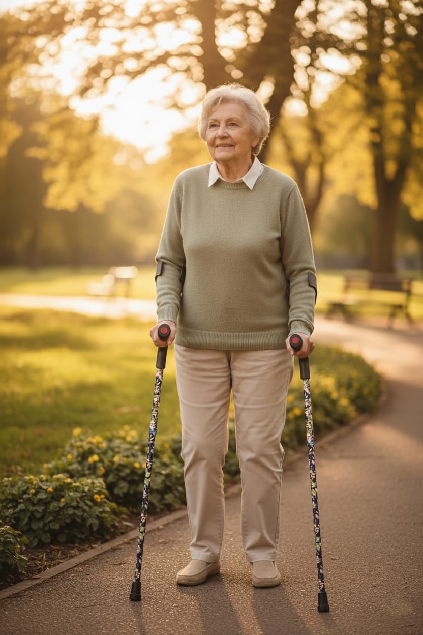 Opvouwbare Onderarmkrukken - 40% Korting