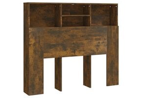 Hoofdbordkast gerookt eiken, 120x19x103,5 cm - 47% Korting!