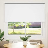 vidaXL Verduisterend Rolgordijn - Wit - 160x175 cm - 55% Korting!