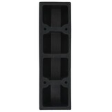 VidaXL Parkeerblokken (2 stuks) - Rubber, Geel/Zwart - 60% Korting!