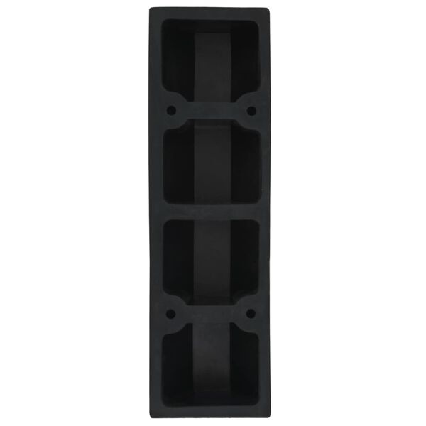 VidaXL Parkeerblokken (2 stuks) - Rubber, Geel/Zwart - 60% Korting!