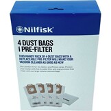 Nilfisk Stofzuigerzakken Synthetisch 4 stuks (57% korting)