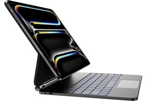 Toetsenbordhoes iPad Pro 13 (M4) met Trackpad & 7-kleuren Backlight - 47% Korting!