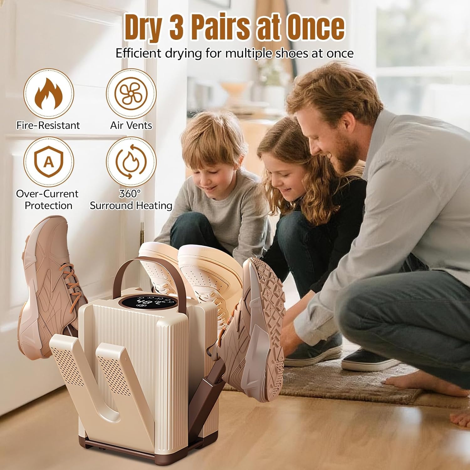 Elektrische Schoenendroger - Snel, Antibacterieel & Opvouwbaar (39% Korting!)