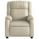 vidaXL Verstelbare Fauteuil Kunstleer Crème - 68% Korting
