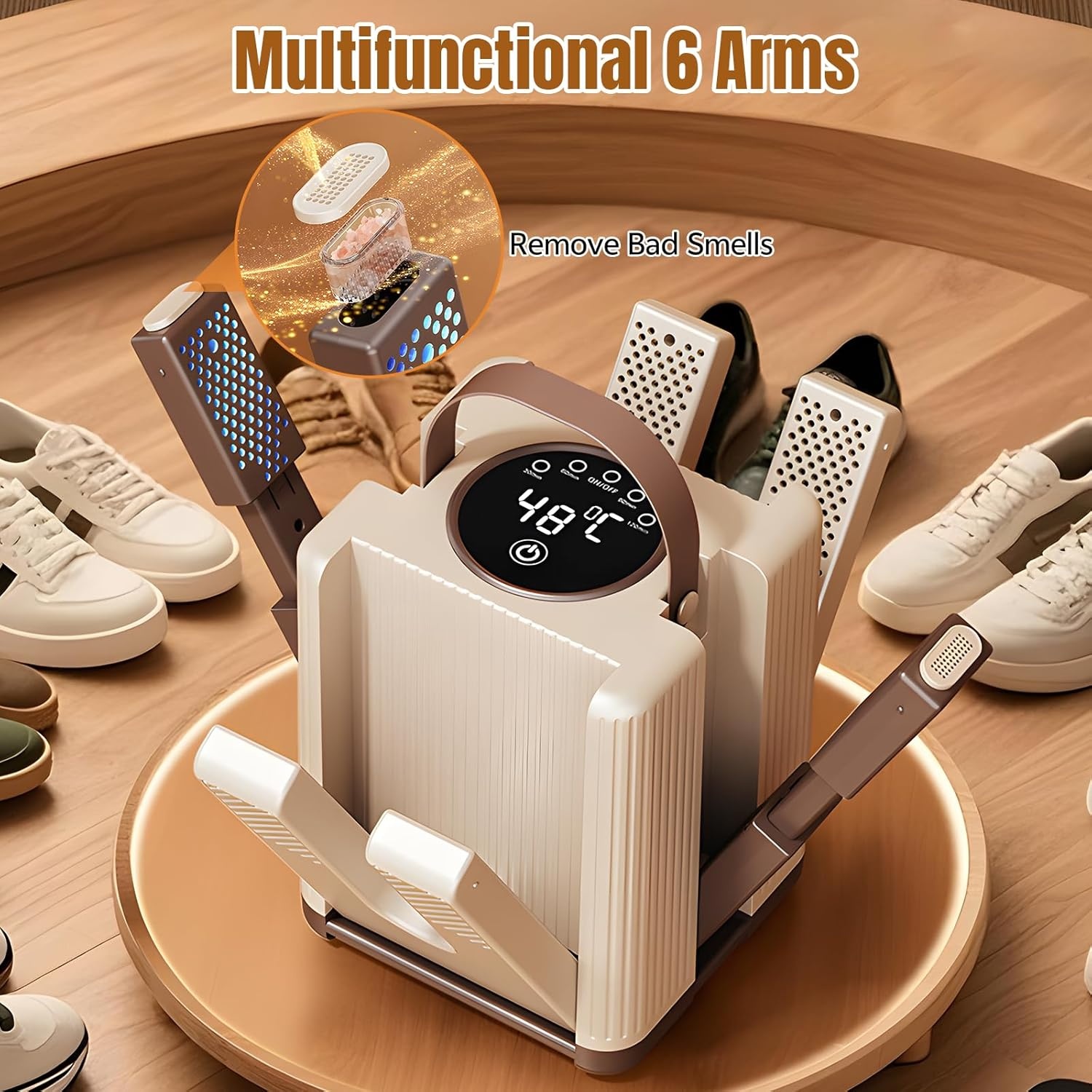 Elektrische Schoenendroger - Snel, Antibacterieel & Opvouwbaar (39% Korting!)