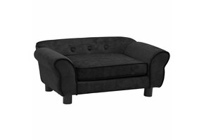 vidaXL Hondenbank Zwart - 72x45x30 cm | 56% Korting