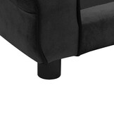 vidaXL Hondenbank Zwart Pluche - 52% Korting