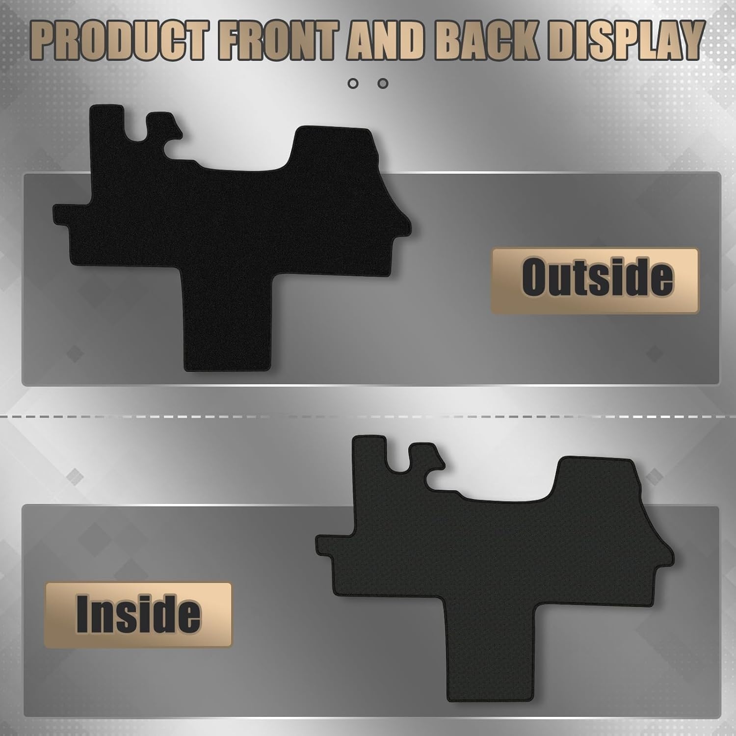 40% KORTING: Auto Vloermatten Set Premium Zwart FIAT Ducato/Peugeot Boxer/Citroën Jumper (Voorin)