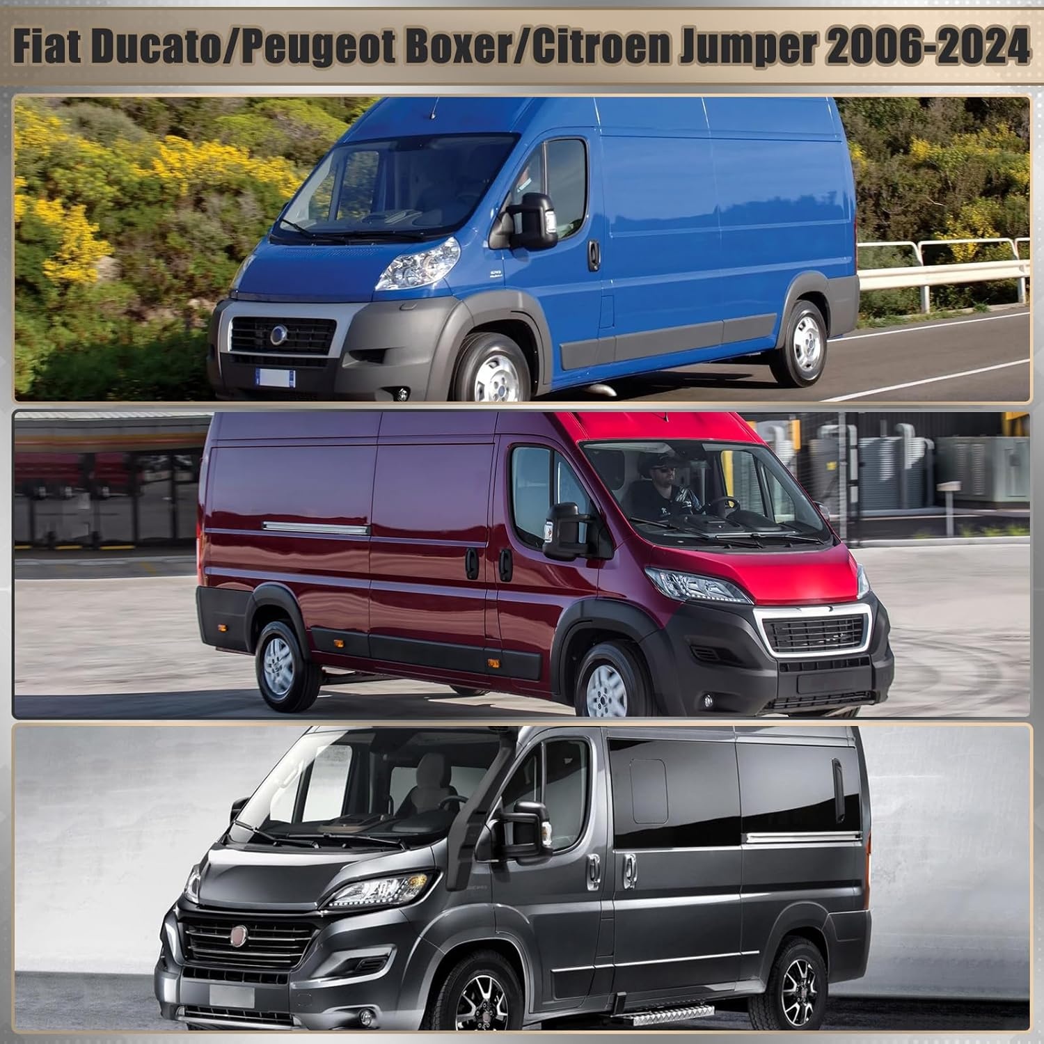 50% Korting: Vloermatten Ducato/Boxer/Jumper 2006-2024 - Voorin
