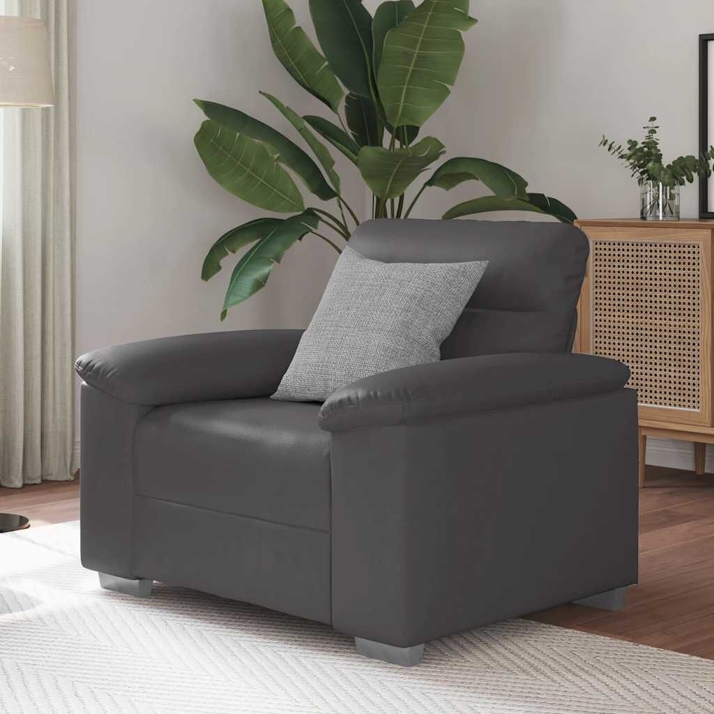 VidaXL Sofastoel Grijs Kunstleer - 61% Korting!