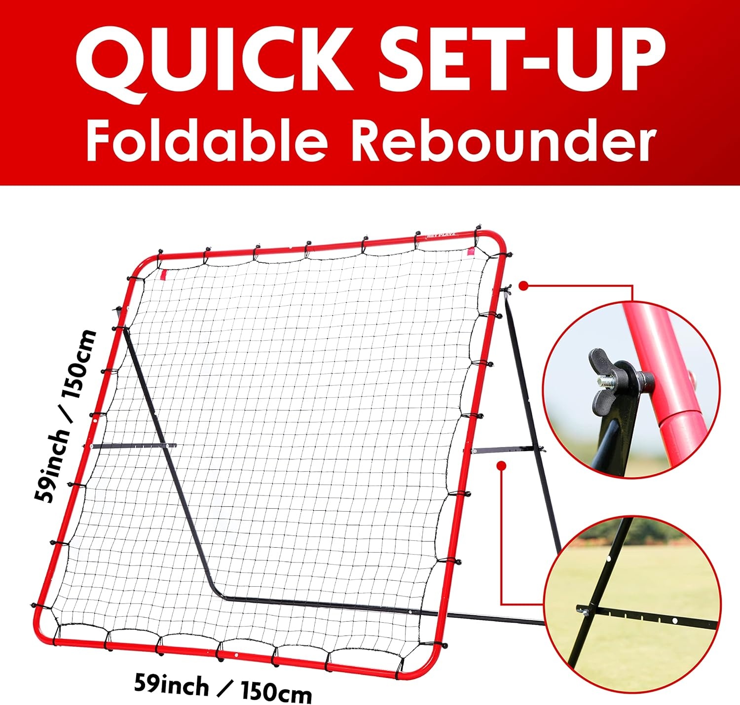Voetbal Rebounder Stootwand - 53% Korting!