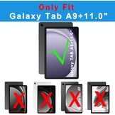 Toetsenbordhoes Samsung Tab A9+ Plus 11" met Touchpad & 7 Kleuren Verlichting - 29% Korting