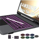 Toetsenbordhoes Samsung Tab A9+ Plus 11" met Touchpad & 7 Kleuren Verlichting - 29% Korting