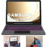 Toetsenbordhoes Samsung Tab A9+ Plus 11" met Touchpad & 7 Kleuren Verlichting - 29% Korting