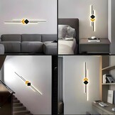 Zwarte LED Wandlamp 17W Dimbaar - 48% Korting!