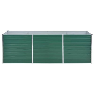 vidaXL Verhoogde Plantenbak (240x80x77cm) - Groen - 41% Korting!
