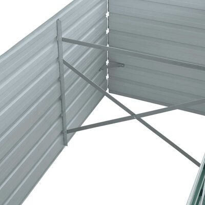 vidaXL Verhoogde Plantenbak (240x80x77cm) - Groen - 41% Korting!