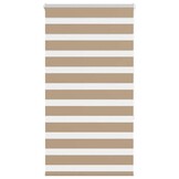 VidaXL Zebra Gordijn Zandbruin - 53% Korting!