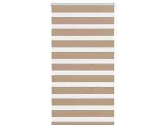 VidaXL Zebra Gordijn Zandbruin - 53% Korting!