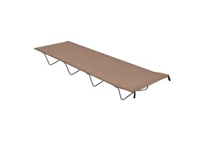vidaXL Campingbed Taupe (180x60x19 cm) - 39% Korting!