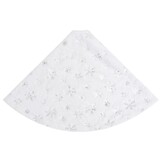 Luxe Witte Kerstboomrok Kunstvacht 122 cm (56% korting)