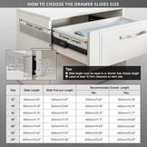 Soft Close Ladegeleiders Zwart 400mm - 34% Korting!