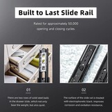 Soft Close Ladegeleiders Zwart 400mm - 34% Korting!