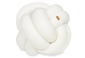 Knoopkussen Knots Crème 30x30cm - 55% Korting!