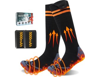 Elektrische Verwarmde Sokken Unisex - 35% Korting