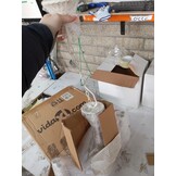 vidaXL Kroonluchter Antiekwit 5xE14 - 75% Korting!