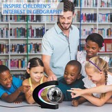 Leviterende Wereldbol met LED - 34% Korting