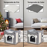 Kattenbed Hol met Krabpaal & Speelgoed - 34% Korting!