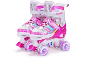 Geretourneerde Kinder Rolschaatsen Roze (42% Korting)